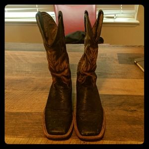 Justin smooth ostrich cowboy boots